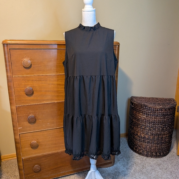 Jorees Black Dress 1XL - Picture 3 of 13